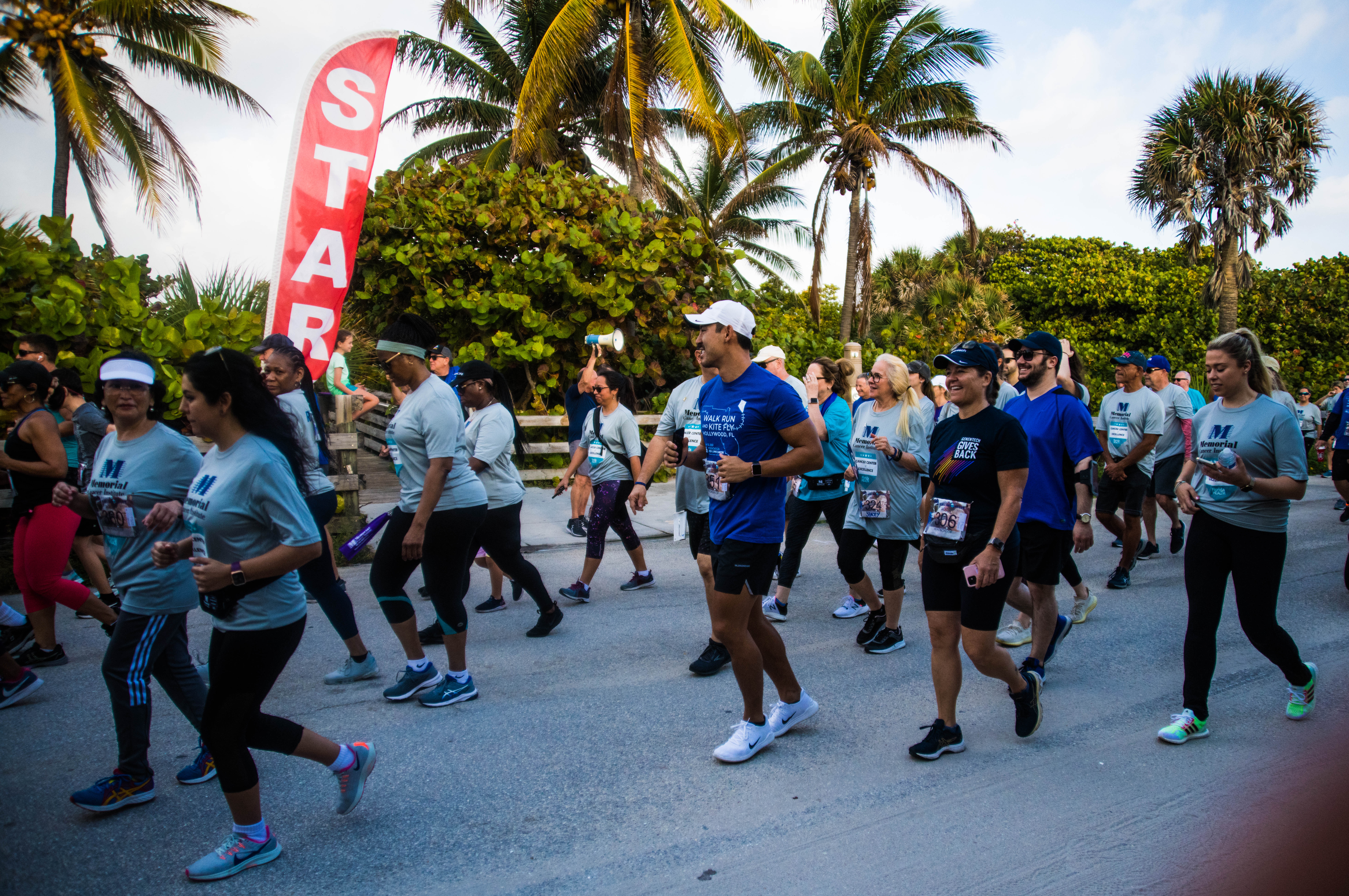 Runners at Hollywood FL event