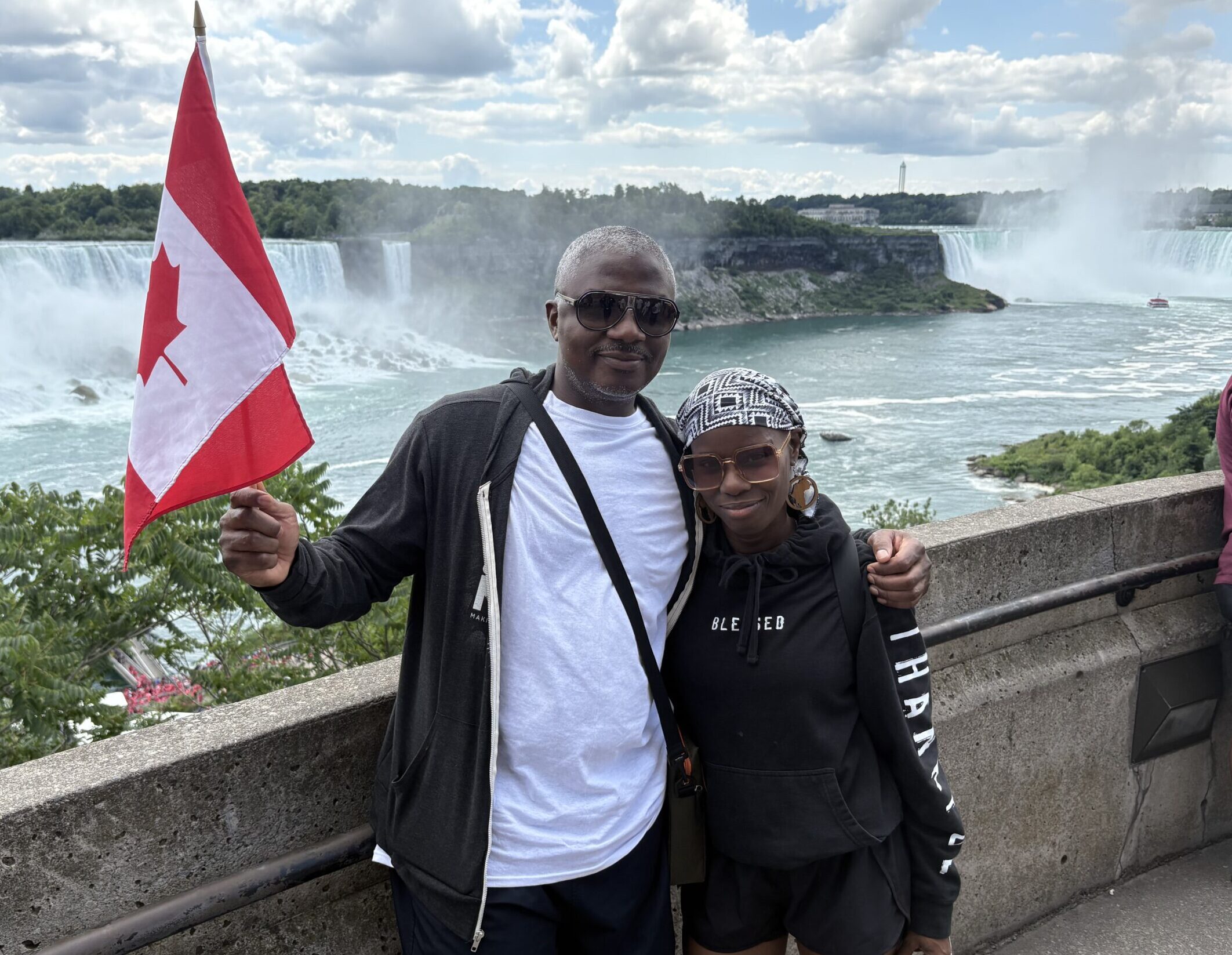 Kirah at Niagra Falls