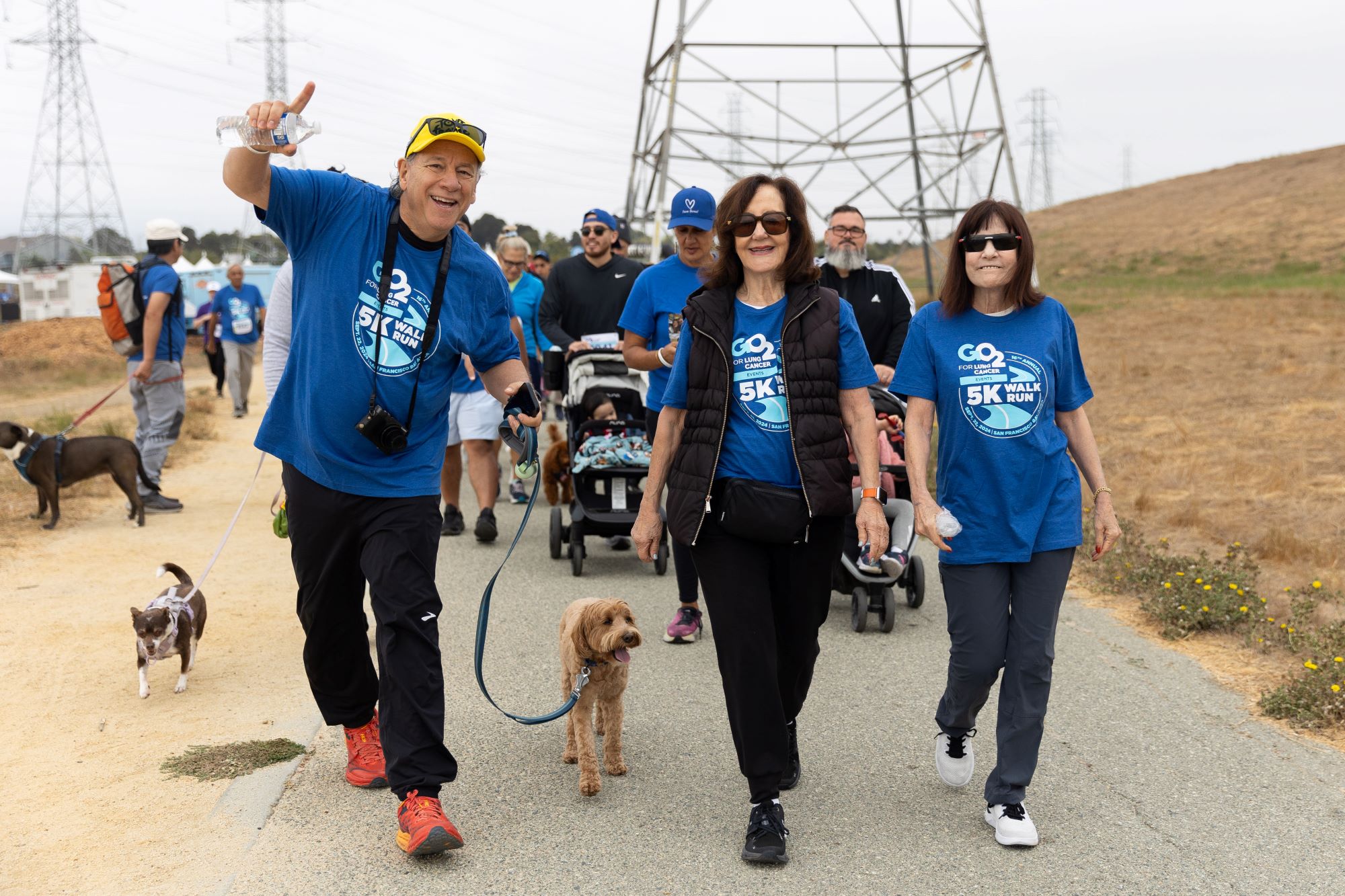 San Francisco group walking
