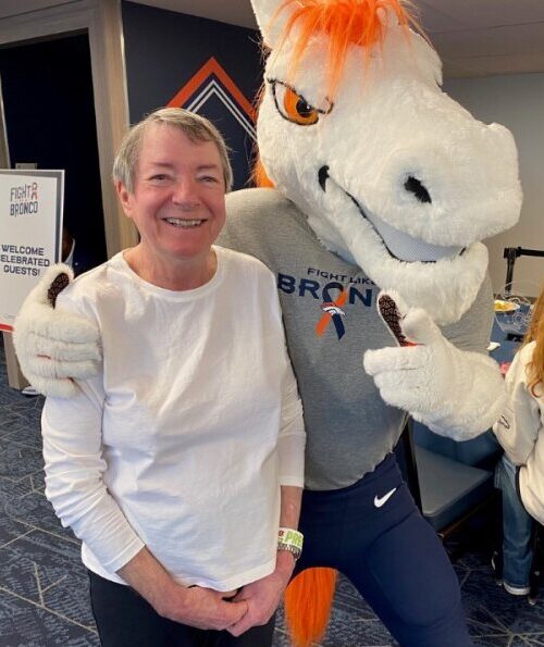 Susan with bronco