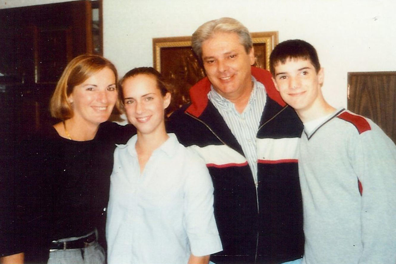 Eileen's family at birthday