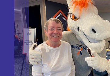 Susan with bronco